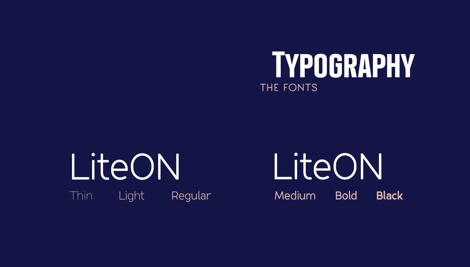 Lingua Academy Brussels - Typography